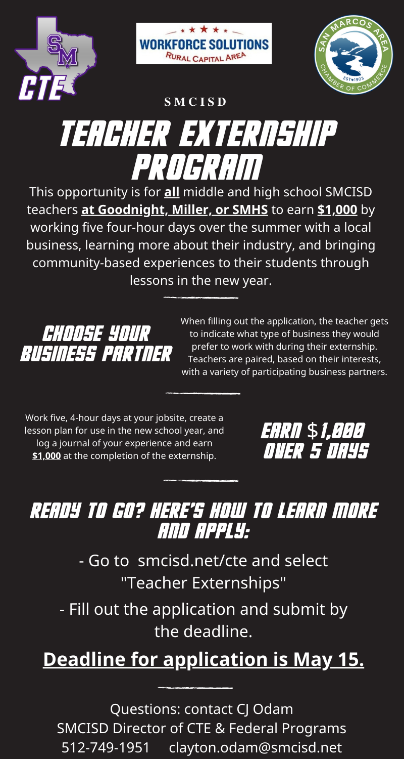 Externship Flyer